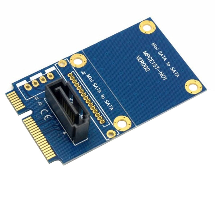 Carte adaptateur d’extension Mini SATA vers SATA 7 broches Mini PCI-E disque dur