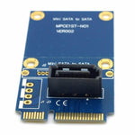 Carte adaptateur d’extension Mini SATA vers SATA 7 broches Mini PCI-E disque dur