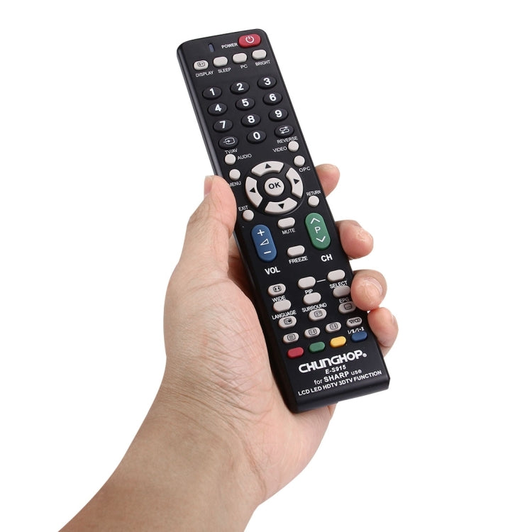 Télécommande universelle CHUNGHOP E-S915 pour SHARP LED TV / LCD TV / HDTV / 3DTV, pour téléviseur SHARP