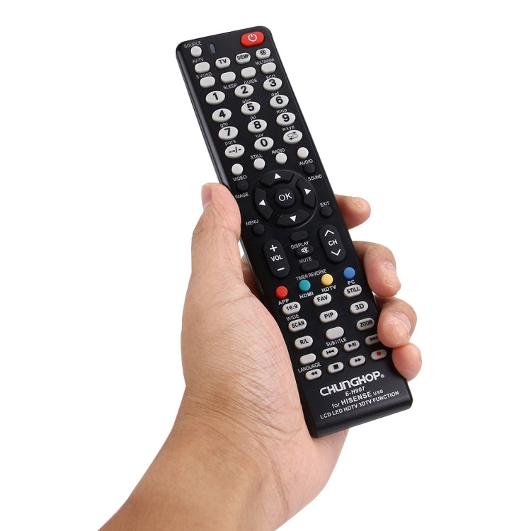 Télécommande universelle CHUNGHOP E-H907 pour HISENSE LED LCD HDTV 3DTV, pour téléviseur HISENSE