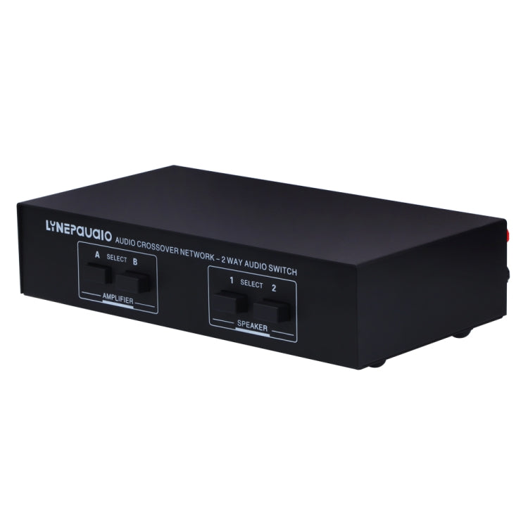 B822 Commutateur passif pour haut-parleur, amplificateur de puissance 2 canaux, commutateur audio pour haut-parleur, 2 entrées et 2 sorties