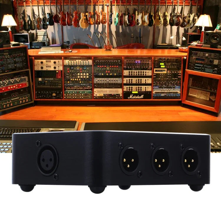 B866 1 Distributeur parallèle horizontal XLR, 1 entrée et 6 sorties