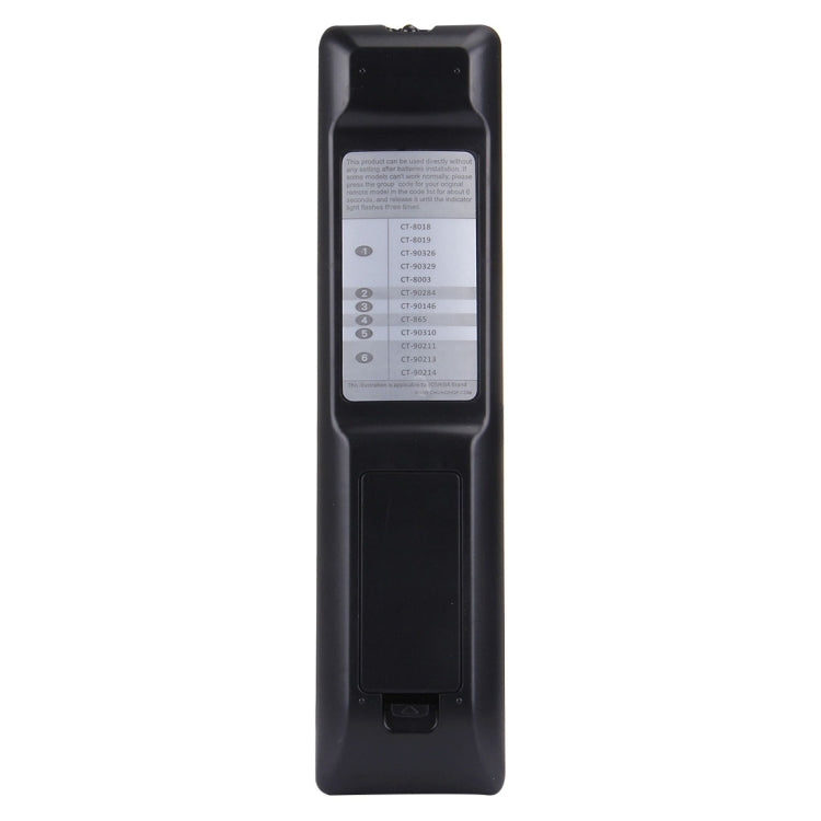Télécommande universelle CHUNGHOP E-T919 pour TOSHIBA LED TV / LCD TV / HDTV / 3DTV, pour téléviseur TOSHIBA