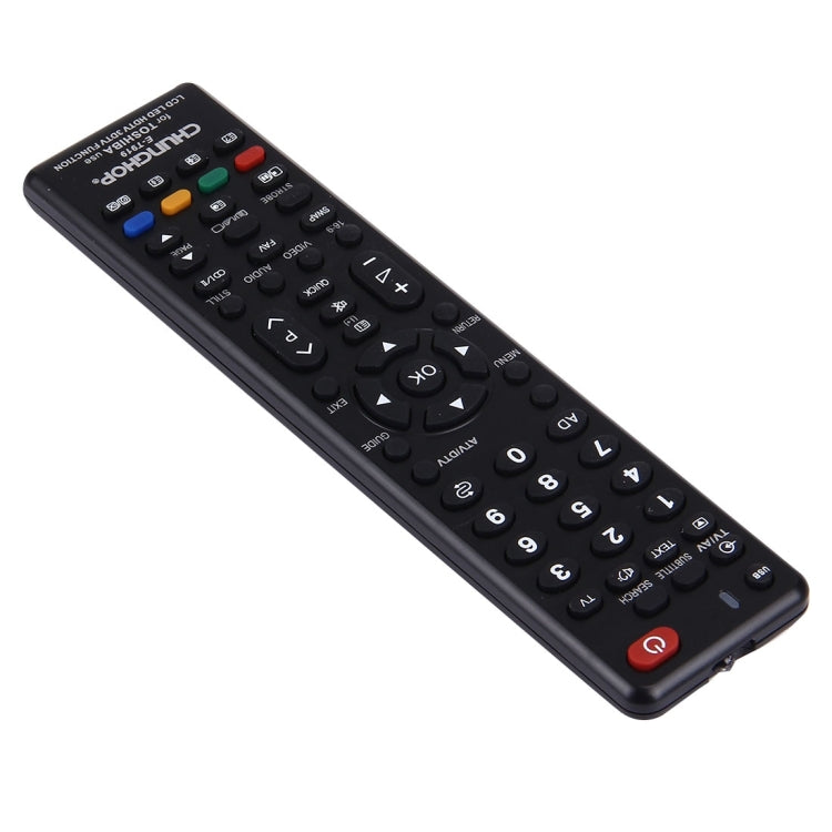 Télécommande universelle CHUNGHOP E-T919 pour TOSHIBA LED TV / LCD TV / HDTV / 3DTV, pour téléviseur TOSHIBA