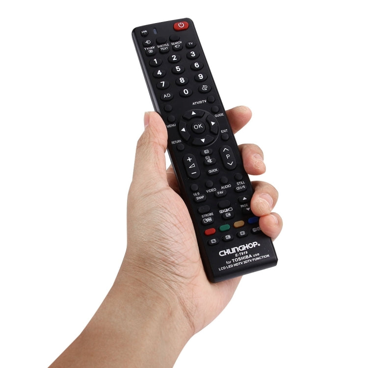 Télécommande universelle CHUNGHOP E-T919 pour TOSHIBA LED TV / LCD TV / HDTV / 3DTV, pour téléviseur TOSHIBA