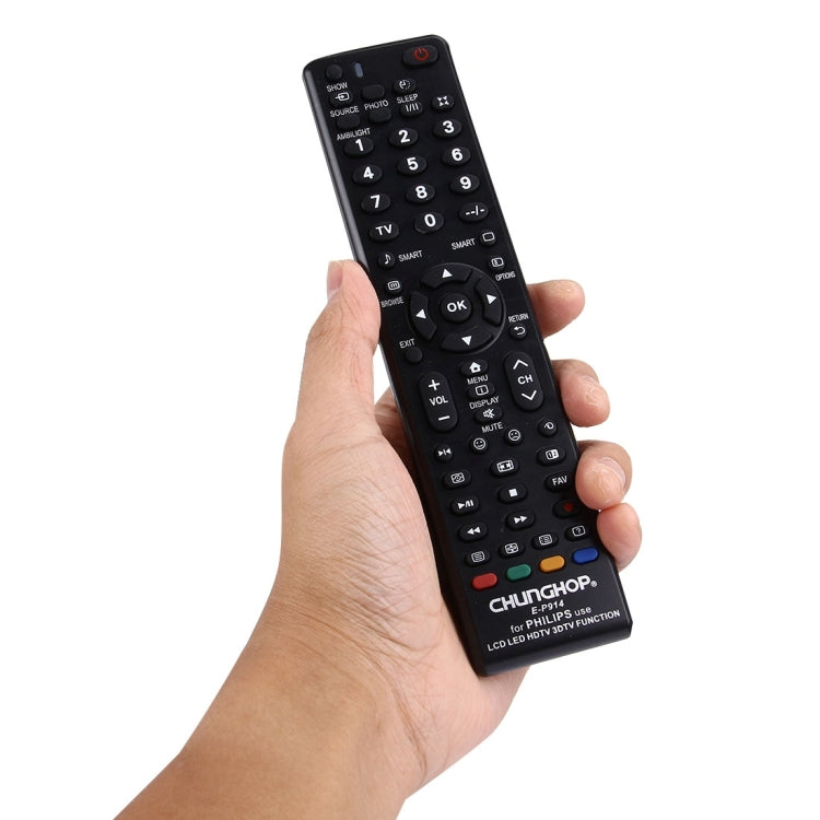 Télécommande universelle CHUNGHOP E-P914 pour PHILIPS LED LCD HDTV 3DTV, pour téléviseur PHILIPS