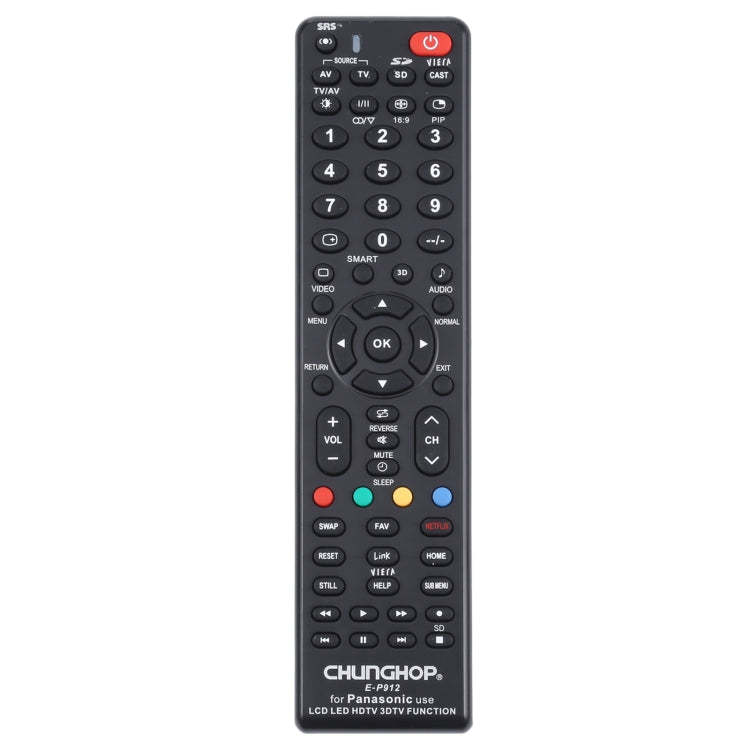 Télécommande universelle CHUNGHOP E-P912 pour TV LED / LCD / HDTV / 3DTV PANASONIC, pour TV PANASONIC
