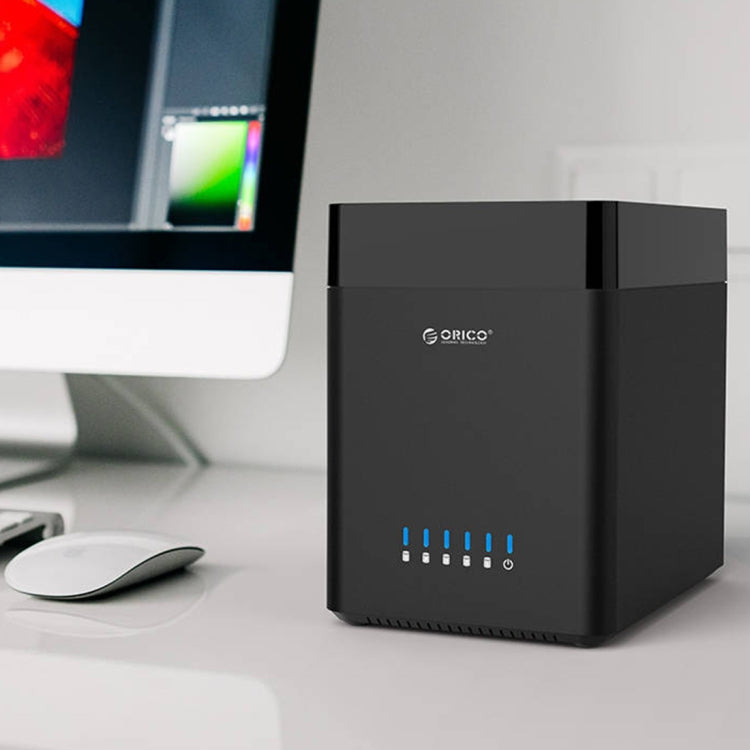 Boîtier disque dur USB 3.0 ORICO DS500U3 3,5 pouces 5 baies magnétique avec indicateur LED bleu, USB 3.0