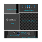 Boîtier disque dur USB 3.0 ORICO DS500U3 3,5 pouces 5 baies magnétique avec indicateur LED bleu, USB 3.0