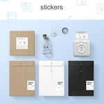 Imprimante thermique Bluetooth de poche portable Peripage A6 sans encre, A6 rose, A6 bleu, A6 blanc