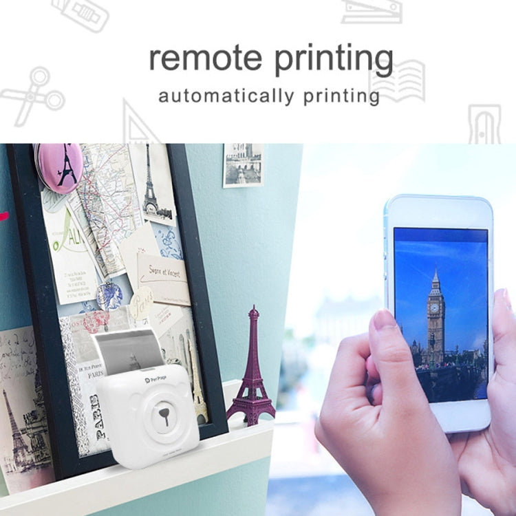 Imprimante thermique Bluetooth de poche portable Peripage A6 sans encre, A6 rose, A6 bleu, A6 blanc