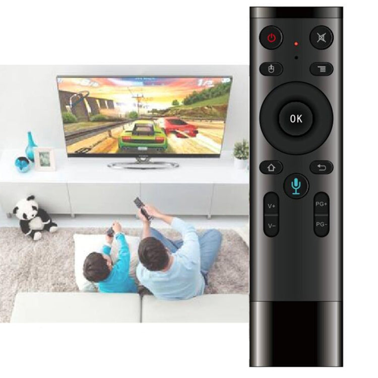 Télécommande souris aérienne universelle Q5 2.4G RF 3D brossée version vocale