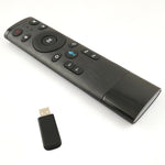 Télécommande souris aérienne universelle Q5 2.4G RF 3D brossée version vocale
