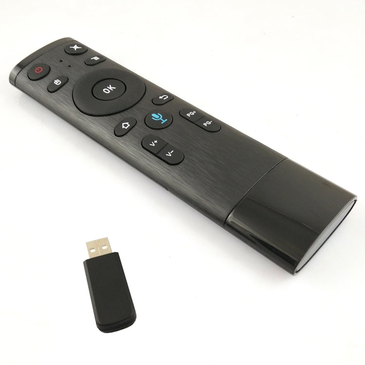 Télécommande souris aérienne universelle Q5 2.4G RF 3D brossée version vocale