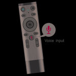 Télécommande souris aérienne universelle Q5 2.4G RF 3D brossée version vocale