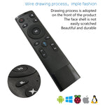 Télécommande souris aérienne universelle Q5 2.4G RF 3D brossée version vocale