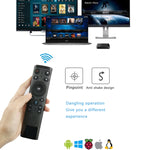 Télécommande souris aérienne universelle Q5 2.4G RF 3D brossée version vocale