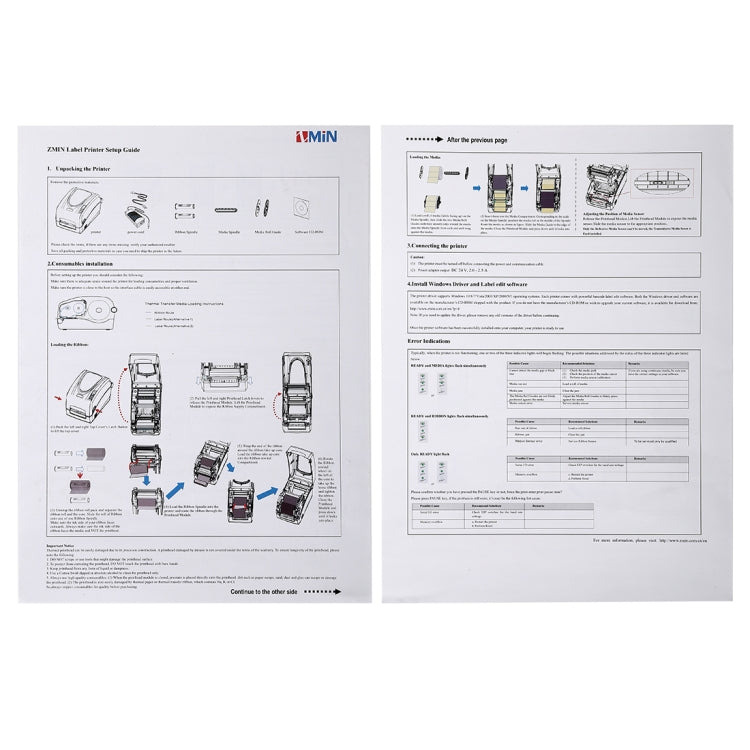 Imprimante de codes-barres thermique à calibration automatique avec port USB pratique X1 pour supermarché, salon de thé, restaurant, taille maximale de papier thermique prise en charge : 57*30 mm