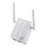 Répéteur WiFi amplificateur de signal 300Mbps Wireless-N avec 2 antennes externes, prise EU, 2 antennes externes (blanc), 2 antennes externes (noir)