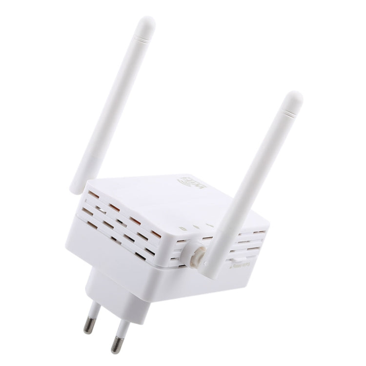 Répéteur WiFi amplificateur de signal 300Mbps Wireless-N avec 2 antennes externes, prise EU, 2 antennes externes (blanc), 2 antennes externes (noir)