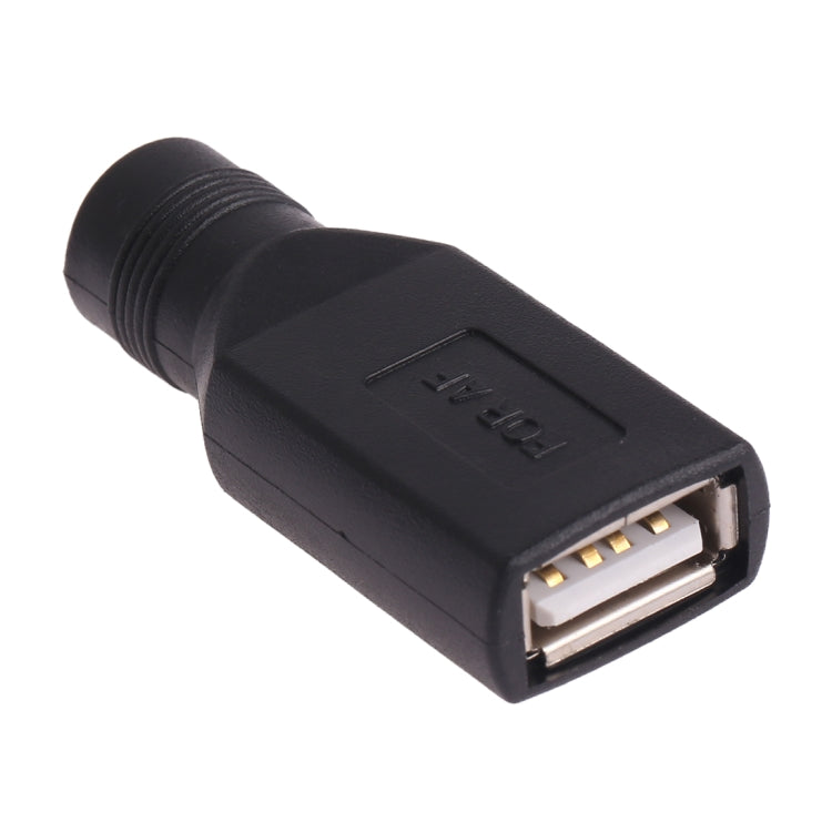 Adaptateur connecteur USB femelle vers prise femelle 5,5 x 2,1 mm, USB femelle vers 5,5 x 2,1 mm