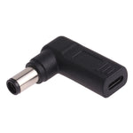 Adaptateur coudé USB-C / Type-C femelle vers prise mâle 7.4 x 5.0mm pour ordinateurs portables Dell, Coudé 7.4 x 5.0mm (Dell)
