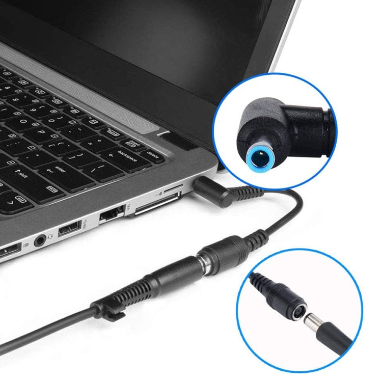 Câble adaptateur d'alimentation interface mâle coudé 4.5 x 3.0mm vers femelle 5.5 x 2.1mm pour ordinateur portable, longueur : 10cm, mâle coudé 4.5 x 3.0mm