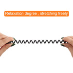 Câble USB-A mâle vers USB-A femelle en spirale ressort, AM vers AF, Longueur : 1,0 m
