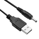 Câble enroulé à ressort USB vers DC 3.5mm, AM vers DC 3.5mm, longueur : 1.5m