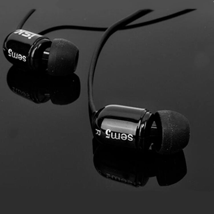 Écouteurs intra-auriculaires ISK SEM5 stéréo HiFi 3,5 mm pour téléphone, ordinateur, réseau K Song