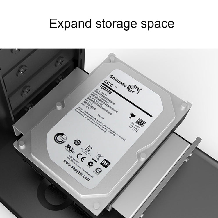 Rack SSD ORICO AC52535-1S 2,5 & 3,5 pouces en aluminium pour disque dur à état solide