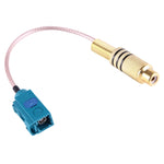 Câble RCA femelle 15 cm vers FAKRA Z femelle RG316 avec ressort, FAKRA Z