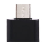 Adaptateur de transmission de données et de charge OTG en plastique USB-C / Type-C mâle vers USB 2.0 femelle