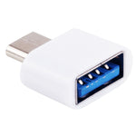 Adaptateur de transmission de données et de charge OTG en plastique USB-C / Type-C mâle vers USB 2.0 femelle