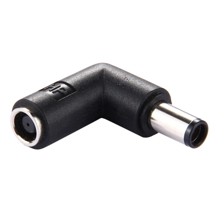 Adaptateur d'alimentation connecteur DC 4506 mâle vers DC 7406 femelle pour ordinateur portable HP, coude à 90 degrés, DC 7406 mâle vers femelle