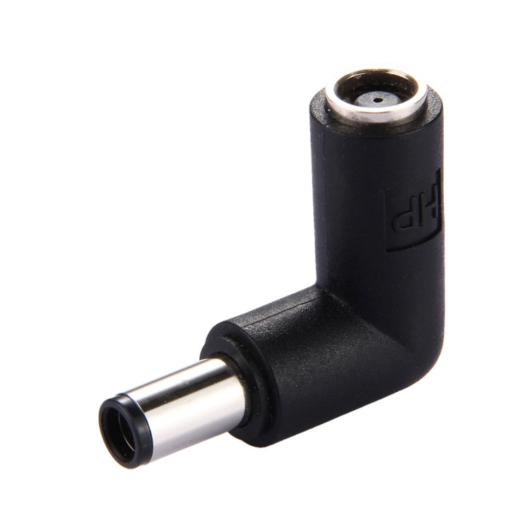 Adaptateur d'alimentation connecteur DC 4506 mâle vers DC 7406 femelle pour ordinateur portable HP, coude à 90 degrés, DC 7406 mâle vers femelle