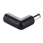 Adaptateur d'alimentation connecteur DC 4506 mâle vers DC 7406 femelle pour ordinateur portable HP, coude à 90 degrés, DC 7406 mâle vers femelle