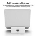 Support de Refroidissement en Aluminium pour Ordinateur Portable, Compatible avec Mac Air, Mac Pro, iPad et Autres Ordinateurs Portables de 11 à 17 Pouces, Support en Aluminium Argent, Support en Aluminium Gris, Support en Aluminium Or