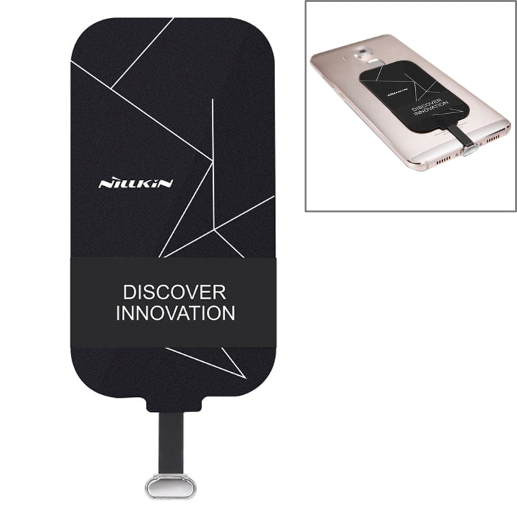 NILLKIN Magic Tag Récepteur de charge sans fil QI standard avec port USB-C / Type-C, MT-WR NK-TYPE C
