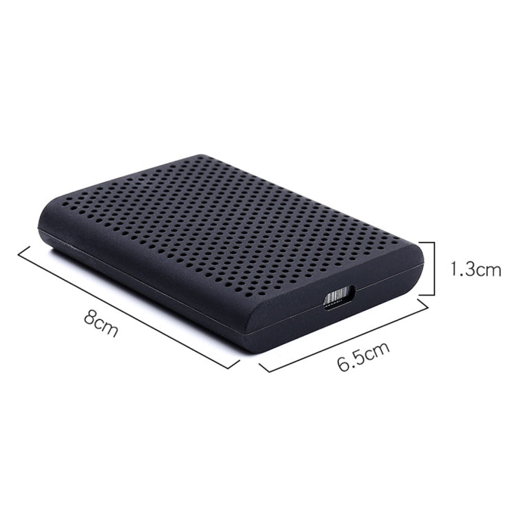 PT500 Étui Protecteur en Silicone Résistant aux Rayures pour Disque Dur Portable Tout-en-Un pour Samsung Portable SSD T5, avec Ventilation, Rouge, Blanc, Noir, Bleu