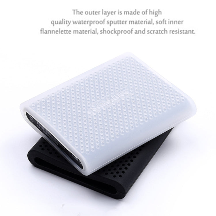PT500 Étui Protecteur en Silicone Résistant aux Rayures pour Disque Dur Portable Tout-en-Un pour Samsung Portable SSD T5, avec Ventilation, Rouge, Blanc, Noir, Bleu