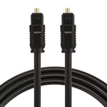 EMK Câble Audio Optique Numérique Toslink Mâle à Mâle 1m OD4.0mm, Longueur : 1m