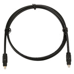 EMK Câble Audio Optique Numérique Toslink Mâle à Mâle 1m OD4.0mm, Longueur : 1m