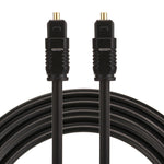 EMK Câble Audio Optique Numérique Toslink Mâle à Mâle 2m OD4.0mm, Longueur : 2m