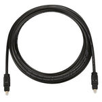 EMK Câble Audio Optique Numérique Toslink Mâle à Mâle 2m OD4.0mm, Longueur : 2m
