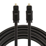 EMK Câble Audio Optique Numérique Toslink Mâle à Mâle 3m OD4.0mm, Longueur : 3m