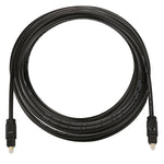 EMK Câble Audio Optique Numérique Toslink Mâle à Mâle 3m OD4.0mm, Longueur : 3m