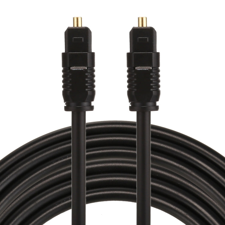 Câble audio optique numérique Toslink mâle à mâle EMK 5m OD4.0mm, longueur : 5m