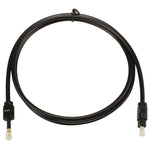 Câble audio optique numérique Toslink mâle à mini Toslink mâle 3,5 mm EMK 1m OD4.0mm, longueur : 1m
