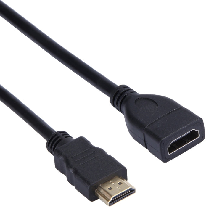Câble adaptateur HDMI haute vitesse 19 broches mâle vers HDMI 19 broches femelle 1,5m, longueur : 1,5m